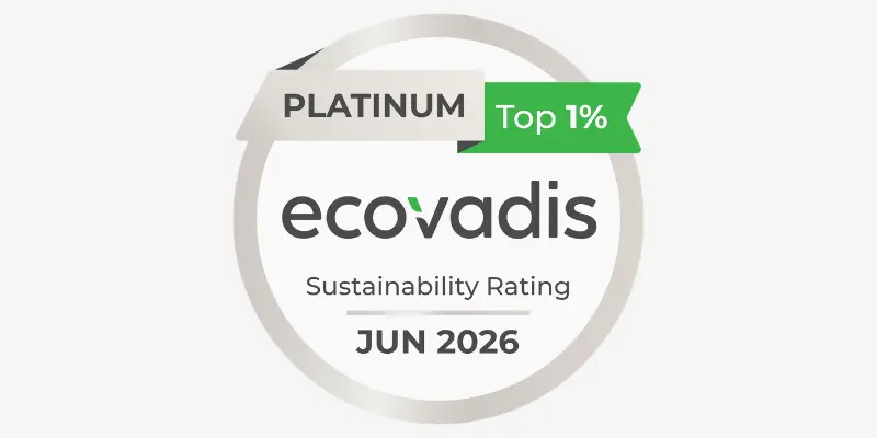EcoVadis Platin-Medaille